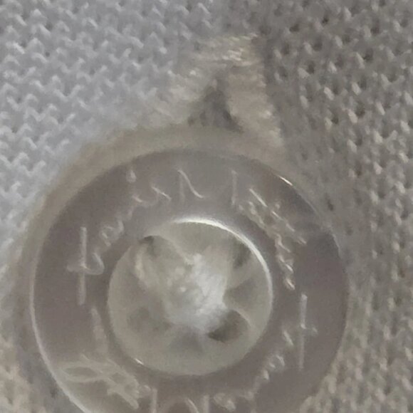 Travis Mathew Polo Medium Grey White Colorblock C.C. Logo Performance Golf Shirt - Picture 5 of 8